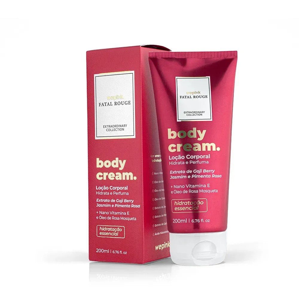 Body Cream Fatal Rouge Desodorante Hidratante 200ml - Wepink