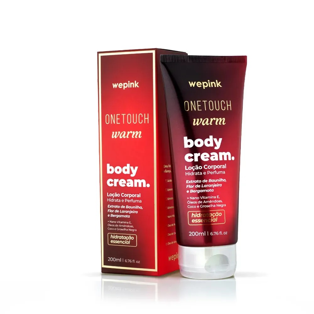 Body Cream One Touch Warm Desodorante Hidratante 200ml - Wepink