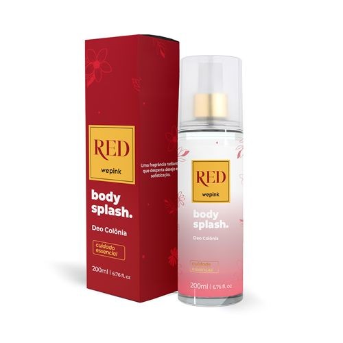 Body Splash Red Desodorante Colônia 200ml - Wepink