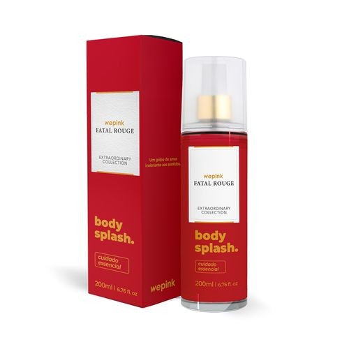 Body Splash Fatal Rouge Desodorante Colônia 200 ml - Wepink