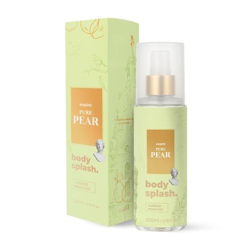 Body Splash Pure Pear Desodorante Colônia 200ml - Wepink