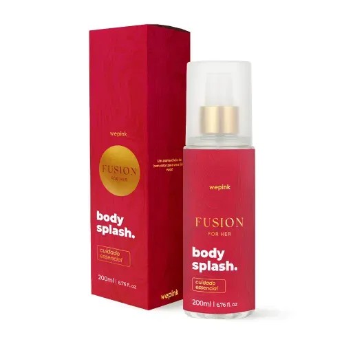 Body Splash Fusion For Her Desodorante Colônia 200ml - Wepink