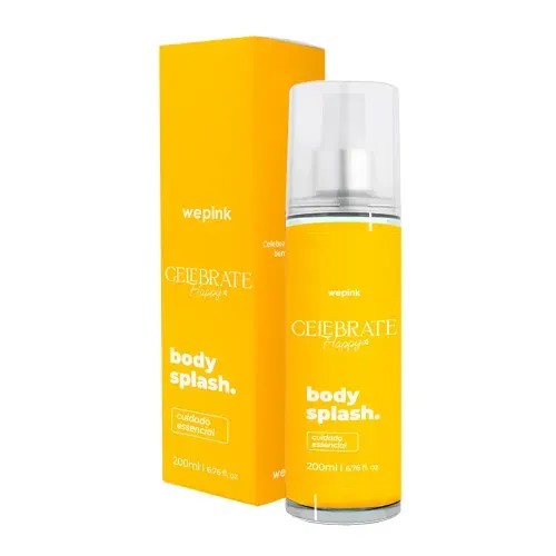 Body Splash Celebrate Happy Desodorante Colônia 200ml - Wepink