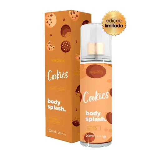 Body Splash Cookies Desodorante Colônia  200ml - Wepink