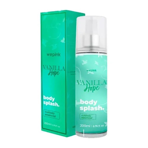 Body Splash Vanilla Hope Desodorante Colônia 200ml - Wepink
