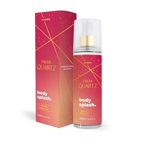 Body Splash Fresh Quartz Desodorante Colônia 200ml - Wepink