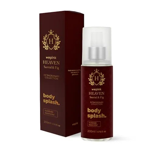 Body Splash Heaven Santal & Fig Desodorante Colônia 200ml - Wepink