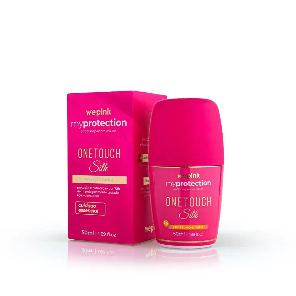 Desodorante Antitranspirante Roll-on One Touch Silk 50ml - Wepink